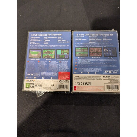 Evercade The C64 Collection 2 & 3 – SEALED Set – 28 Classic Commodore 64 Games - Picture 2 of 3